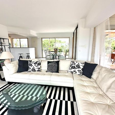 Panoramic Sea View Penthouse With Jacuzzi And 450 Sqm Terrace Διαμέρισμα Αντίμπ Εξωτερικό φωτογραφία